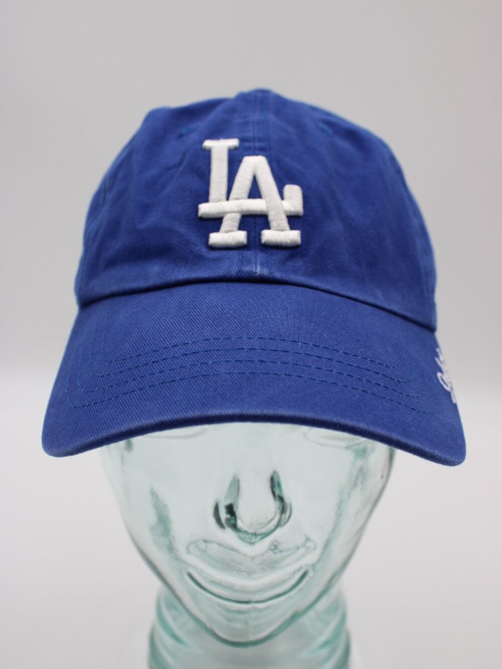 47 Brand LA Dodgers Hat Blue Strapback Cap Womens One Size Adjustable Baseball
